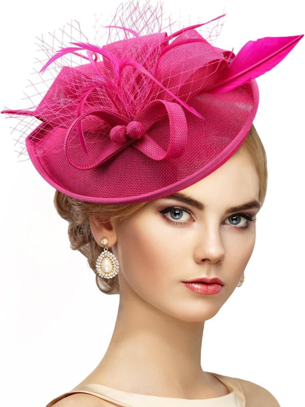 Vintage Kentucky Fascinator Hat for Women - Tea Party, Church, Derby Headband